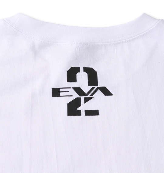 大きいサイズ メンズ F.P.O × EVANGELION 半袖 Tシャツ ホワイト 1278-1576-1 3L 4L 5L 6L 8L