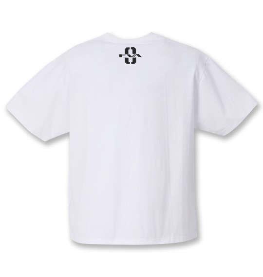 大きいサイズ メンズ F.P.O × EVANGELION 半袖 Tシャツ ホワイト 1278-1577-1 3L 4L 5L 6L 8L