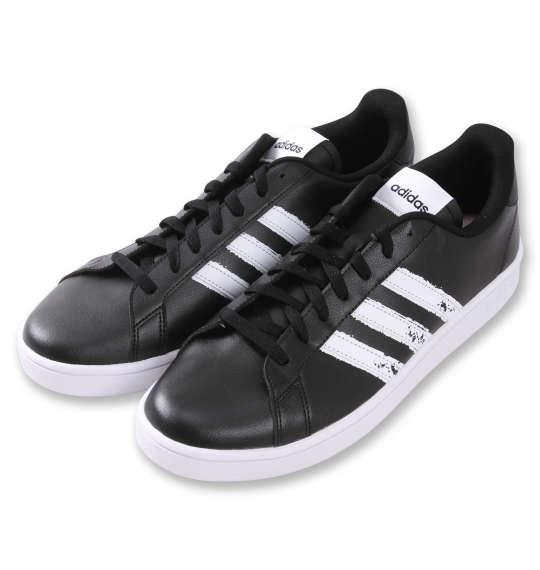 大きいサイズ メンズ adidas スニーカー GRAND COURT BASE BEYOND M コアブラック 1240-1335-2 30 31