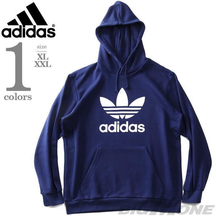 【WEB限定価格】【2021bar】大きいサイズ メンズ ADIDAS アディダス プルオーバー パーカー TREFOIL HOODY USA直輸入 h06664