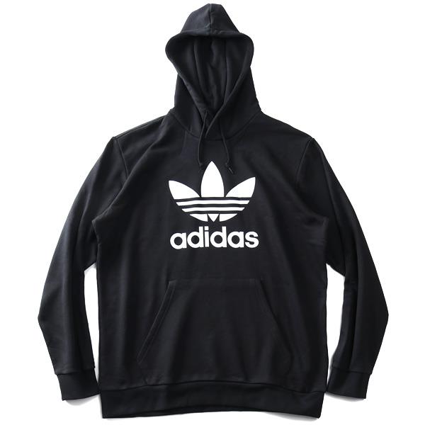 【WEB限定価格】【2021bar】大きいサイズ メンズ ADIDAS アディダス プルオーバー パーカー TREFOIL HOODY USA直輸入 h06667