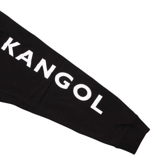 大きいサイズ メンズ KANGOL 天竺 長袖 Tシャツ ブラック 1278-1600-2 2L 3L 4L 5L 6L 8L