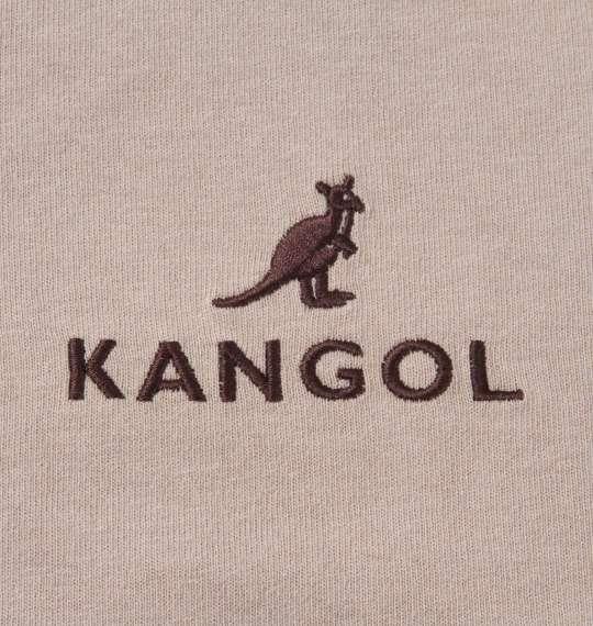 大きいサイズ メンズ KANGOL 天竺 長袖 Tシャツ ベージュ 1278-1600-3 2L 3L 4L 5L 6L 8L