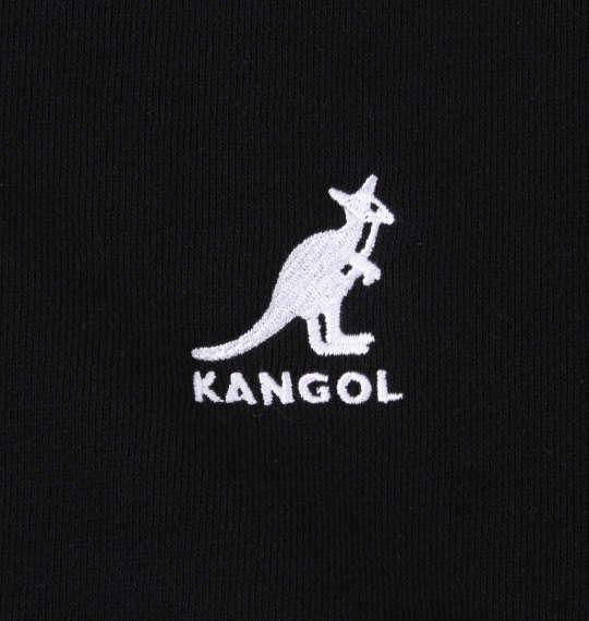 大きいサイズ メンズ KANGOL 裏起毛 クルー トレーナー ブラック 1278-1601-2 2L 3L 4L 5L 6L 8L