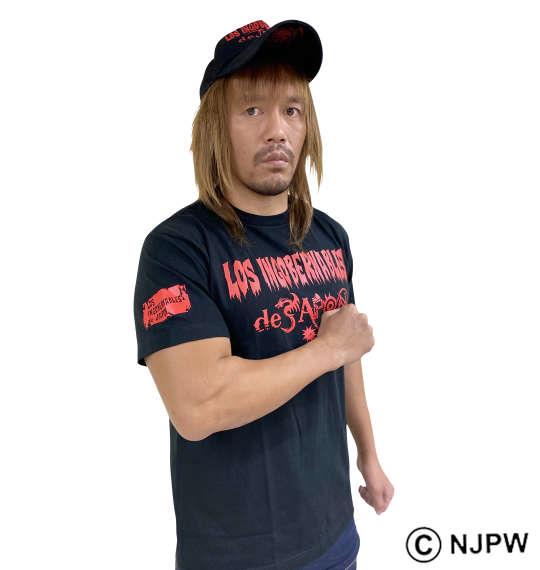 大きいサイズ メンズ 新日本プロレス L・I・J 半袖 Tシャツ(2020/レッド) ブラック 1278-1690-1 3L 4L 5L 6L 8L