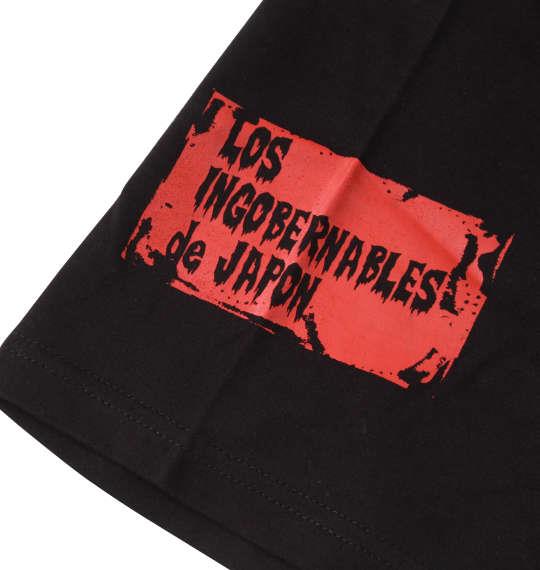 大きいサイズ メンズ 新日本プロレス L・I・J 半袖 Tシャツ(2020/レッド) ブラック 1278-1690-1 3L 4L 5L 6L 8L