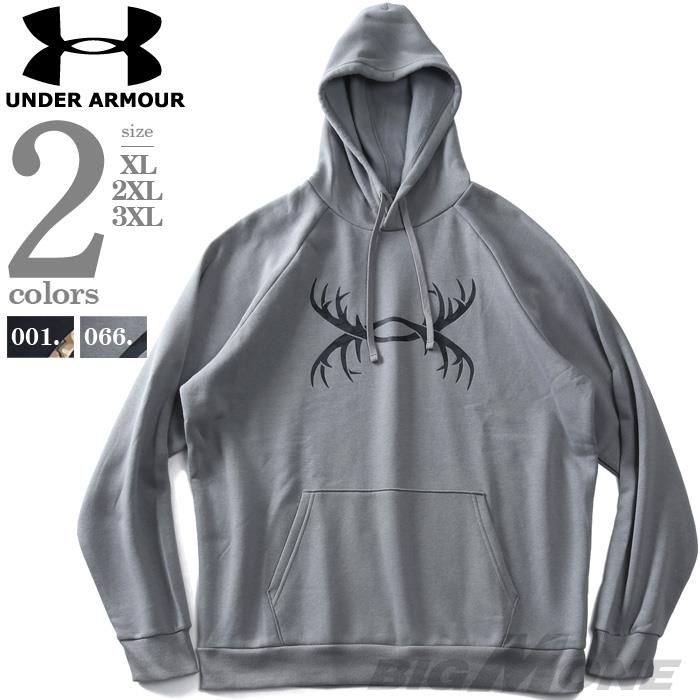 【WEB限定価格】【2021bar】大きいサイズ メンズ UNDER ARMOUR アンダーアーマー ラグラン フリース プルオーバー パーカー USA直輸入 1365679