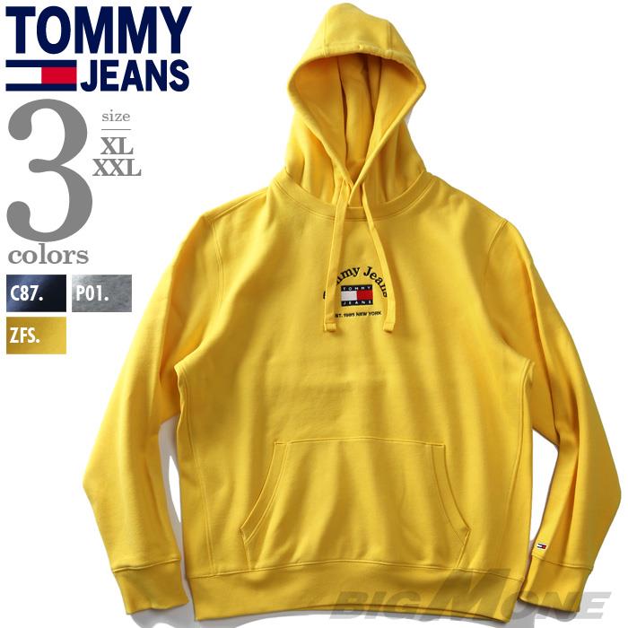 大きいサイズ メンズ TOMMY JEANS トミージーンズ プルオーバー パーカー TJM TIMELESS HOODIE USA直輸入 dm0dm10909