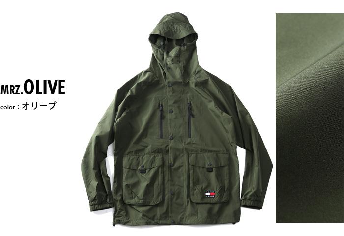 大きいサイズ メンズ TOMMY JEANS トミージーンズ フーデッド パーカー アウター ジャケット TJU HOODED PARKA USA直輸入 dm0dm11053