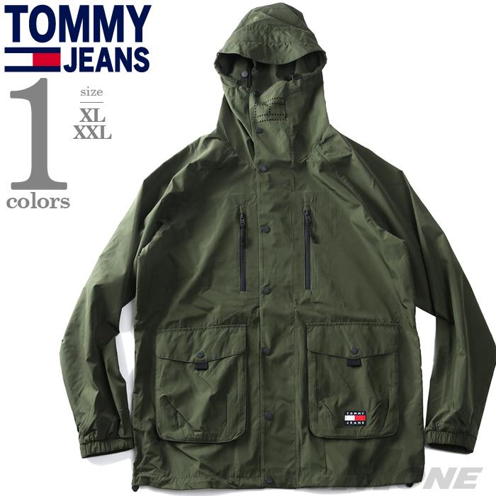 大きいサイズ メンズ TOMMY JEANS トミージーンズ フーデッド パーカー アウター ジャケット TJU HOODED PARKA USA直輸入 dm0dm11053