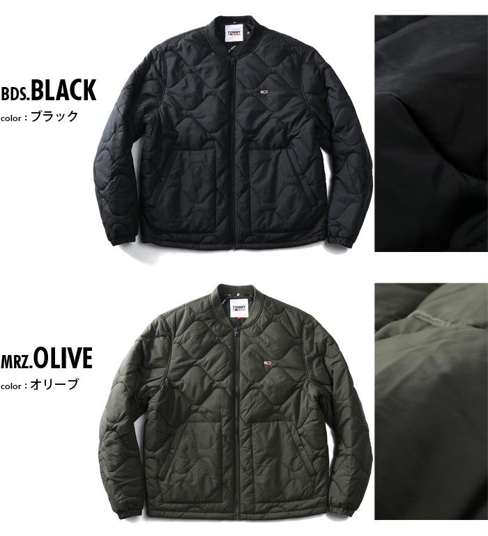 大きいサイズ メンズ TOMMY JEANS トミージーンズ キルティング 中綿 ブルゾン TJM QUILTED BOMBER JACKET USA直輸入 dm0dm11054