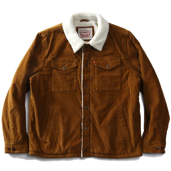 大きいサイズ メンズ LEVI'S リーバイス 裏ボア コーデュロイ トラッカー ジャケット SHERPA CORDUROY TRUCKER USA直輸入 lm8rc530