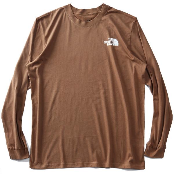 大きいサイズ メンズ THE NORTH FACE ノースフェイス ロンT 長袖 Tシャツ バックプリント BOX NSE TEE USA直輸入 nf0a4762