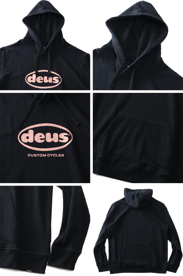 【stbr】大きいサイズ メンズ DEUS EX MACHINA デウス エクス マキナ スウェット 裏起毛 プルオーバー パーカー CLUB HOODIE USA直輸入 dmf2081316