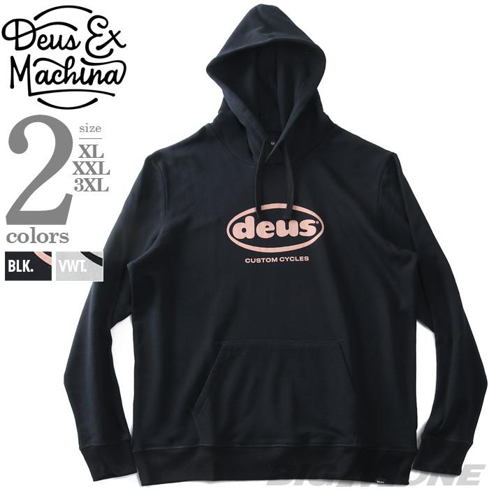 【stbr】大きいサイズ メンズ DEUS EX MACHINA デウス エクス マキナ スウェット 裏起毛 プルオーバー パーカー CLUB  HOODIE USA直輸入 dmf2081316