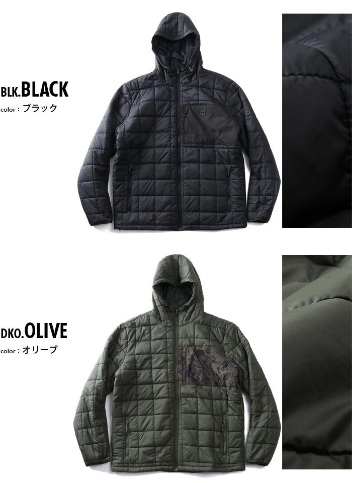 大きいサイズ メンズ BILLABONG ビラボン 中綿 フーデッド ブルゾン ジャケット Journey Hooded Zip-Up Puffer Jacket USA直輸入 abyjk00116