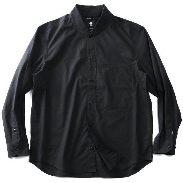 大きいサイズ メンズ G-STAR RAW ジースターロウ 長袖 ボンバーカラー シャツ REGULAR SHIRT BOMBER COLLAR d18990-4481