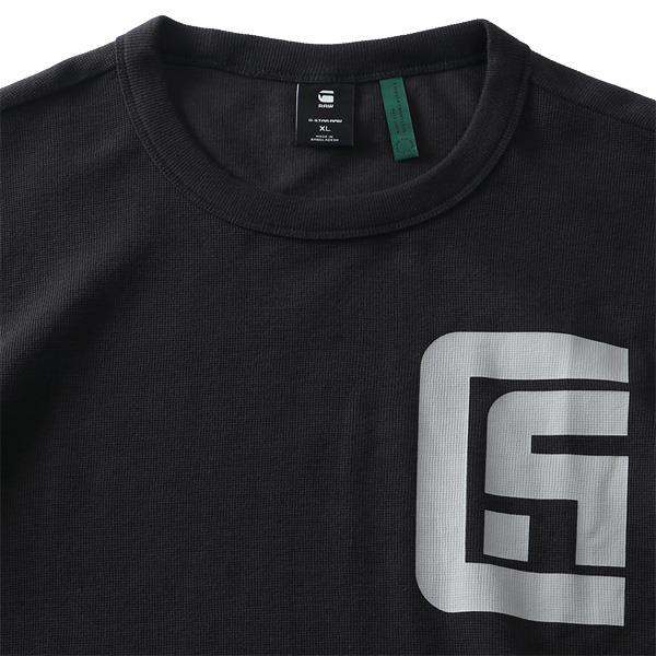 大きいサイズ メンズ G-STAR RAW ジースターロウ プリント 長袖 Tシャツ TWEETER CHEST GRAPHIC d20376-c814