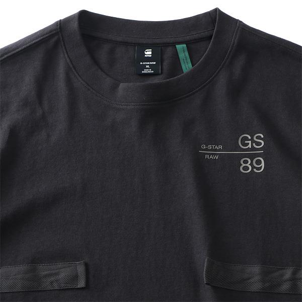 大きいサイズ メンズ G-STAR RAW ジースターロウ 長袖 デザイン Tシャツ TAPE DETAIL T-SHIRT d20386-c336