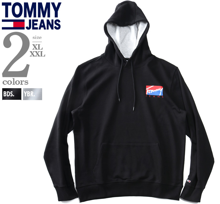 大きいサイズ メンズ TOMMY JEANS トミージーンズ プリント プル ...