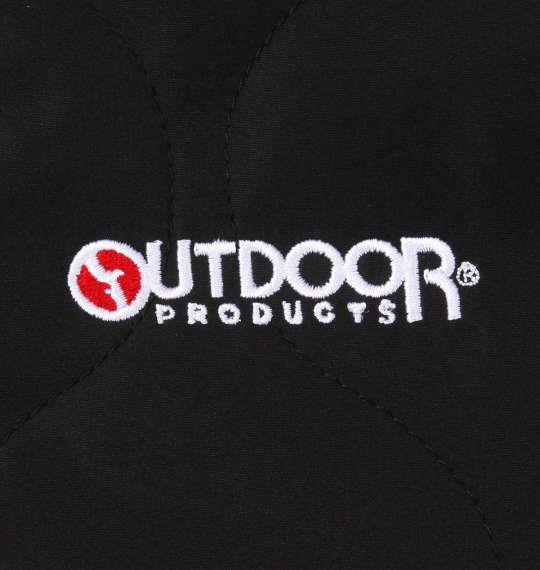 大きいサイズ メンズ OUTDOOR PRODUCTS 240Tフルダルタフタ 中綿 キルト ジャケット ブラック 1253-1313-2 2L 3L 4L 5L 6L 7L 8L