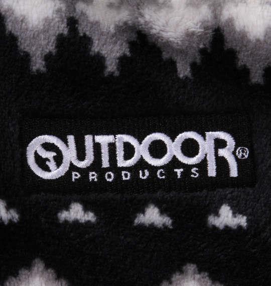 大きいサイズ メンズ OUTDOOR PRODUCTS シルキー フリース ブラック 1258-1374-2 2L 3L 4L 5L 6L 7L 8L