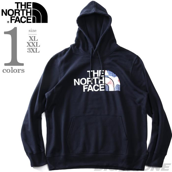 大きいサイズ メンズ THE NORTH FACE ノースフェイス プリント プルオーバー パーカー HALF DOME PULLOVER HOODIE USA直輸入 nf0a4m4b-3n3