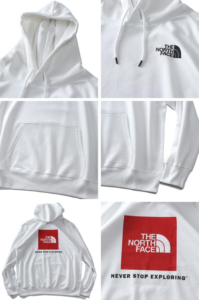 大きいサイズ メンズ THE NORTH FACE ノースフェイス プリント プルオーバー パーカー BOX NSE PULLOVER HOODIE USA直輸入 nf0a4761-fn4