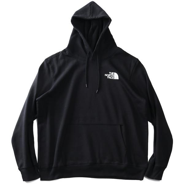 大きいサイズ メンズ THE NORTH FACE ノースフェイス プリント プルオーバー パーカー BOX NSE PULLOVER HOODIE USA直輸入 nf0a4761-jk3