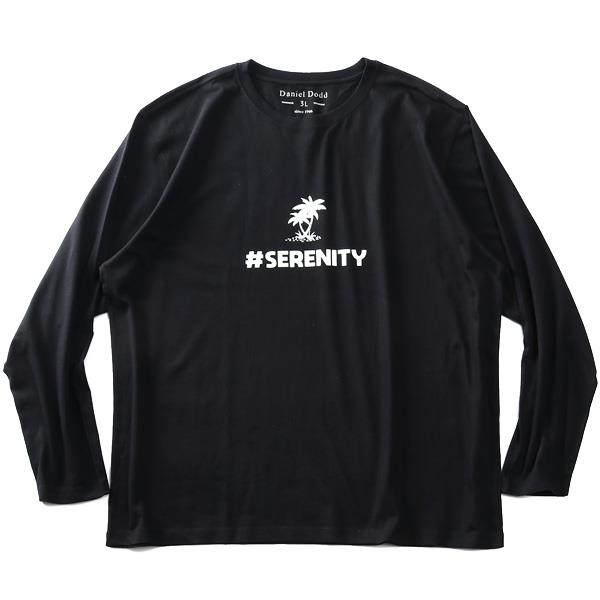 【poki】大きいサイズ メンズ DANIEL DODD プリント ロング Tシャツ SERENITY azt-220103