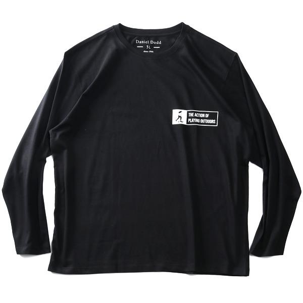 【poki】大きいサイズ メンズ DANIEL DODD プリント ロング Tシャツ THE ACTION OF azt-220106