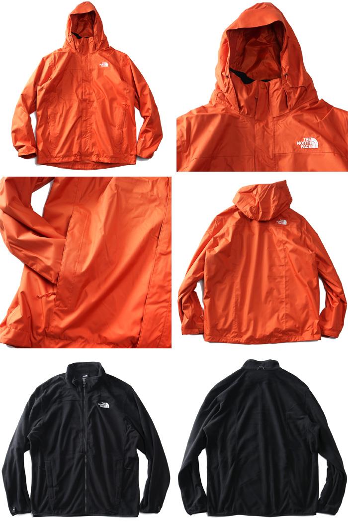 大きいサイズ メンズ THE NORTH FACE ノースフェイス 3WAY フーデッド ブルゾン マウンテンパーカー EVOLVE II TRICLIMATER JACKET USA直輸入 nf00cg55