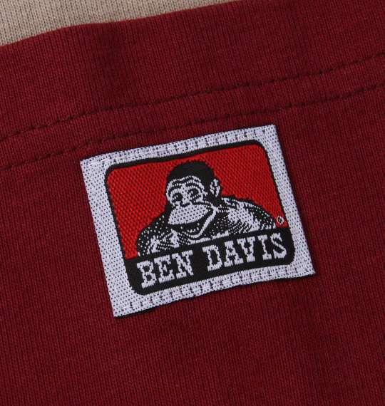 大きいサイズ メンズ BEN DAVIS ポケット付 クレイジー 長袖 Tシャツ ベージュ 1278-2160-3 3L 4L 5L 6L
