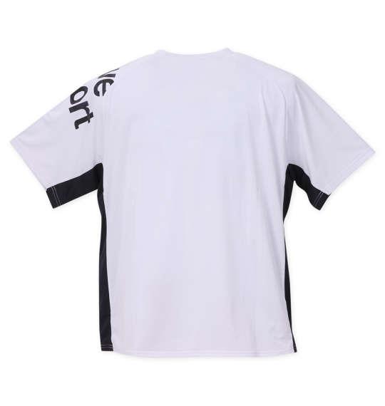 大きいサイズ メンズ DESCENTE ドライトランスファー 半袖 Tシャツ ホワイト 1278-2150-1 2L 3L 4L 5L 6L