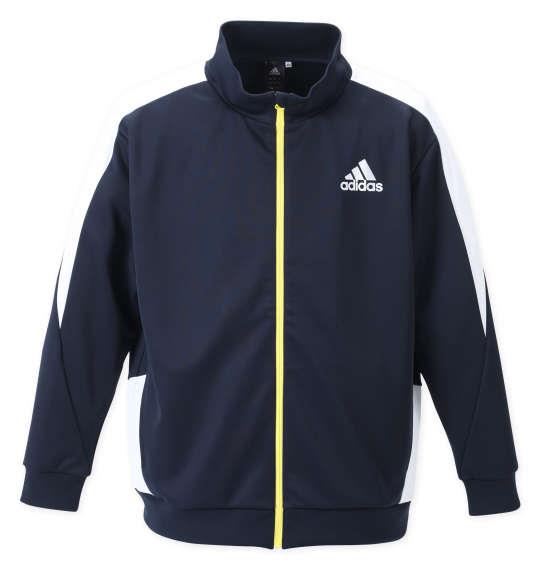 大きいサイズ メンズ adidas ウォームアップ ジャケット レジェンドインク 1276-2150-1 3XO 4XO 5XO 6XO 7XO 8XO