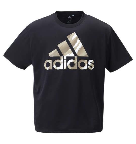 大きいサイズ メンズ adidas BOS カモ 半袖 Tシャツ ブラック 1278-2110-2 3XO 4XO 5XO 6XO 7XO 8XO