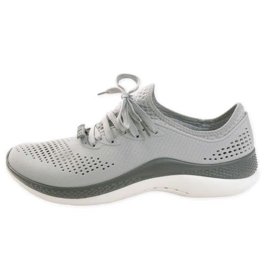 大きいサイズ メンズ crocs スニーカー LITERIDE 360 PACER M ライトグレー × スレートグレー 1240-2274-1 M12 M13