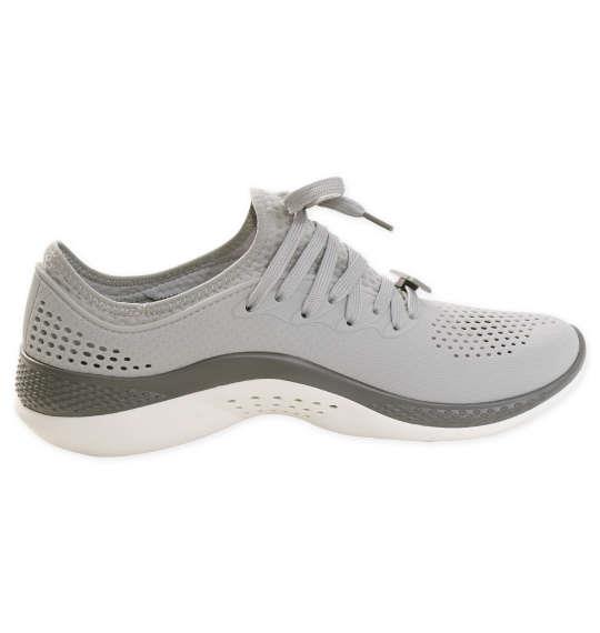 大きいサイズ メンズ crocs スニーカー LITERIDE 360 PACER M ライトグレー × スレートグレー 1240-2274-1 M12 M13
