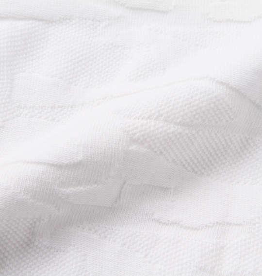 大きいサイズ メンズ GLADIATE 刺繍 カモフラ ジャガード 半袖 Vネック Tシャツ ホワイト 1258-2260-1 3L 4L 5L 6L