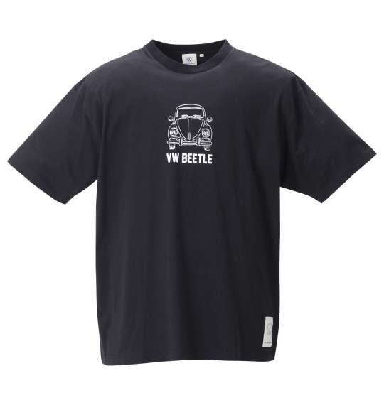 大きいサイズ メンズ VOLKSWAGEN 半袖 Tシャツ ブラック 1268-2211-2 3L 4L 5L 6L 8L