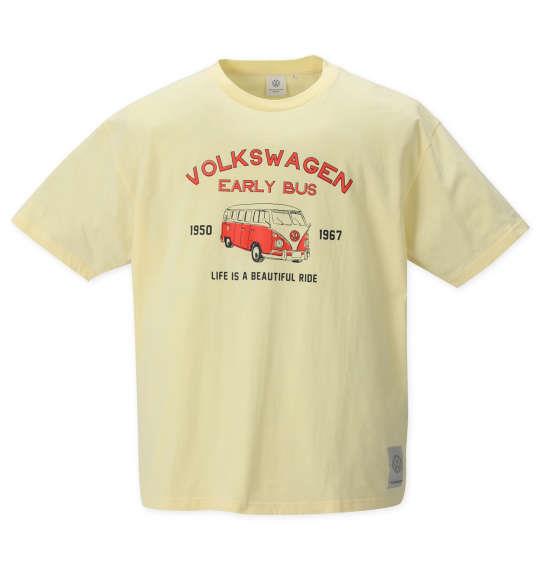 大きいサイズ メンズ VOLKSWAGEN 半袖 Tシャツ クリーム 1268-2212-1 3L 4L 5L 6L 8L