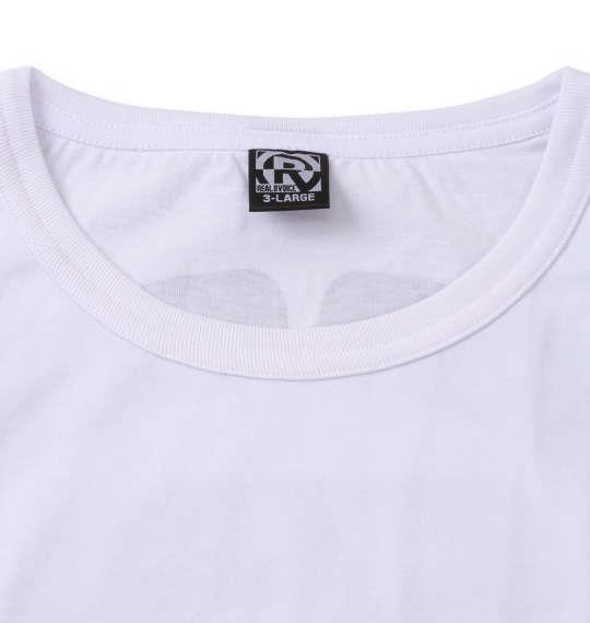 大きいサイズ メンズ RealBvoice 半袖 Tシャツ ホワイト 1278-2205-1 3L 4L 5L 6L