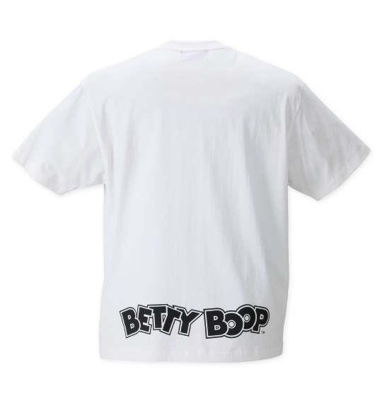 【キャラ】大きいサイズ メンズ BETTY BOOP バンダナドレスベティプリント 半袖 Tシャツ オフホワイト 1278-2511-1 3L 4L 5L 6L 8L