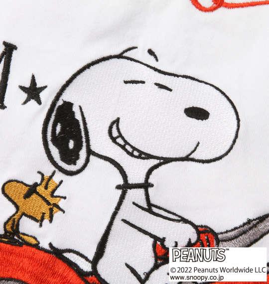 大きいサイズ メンズ FLAGSTAFF × PEANUTS スヌーピーコラボ 半袖 Tシャツ ホワイト 1278-2530-1 3L 4L 5L 6L 8L