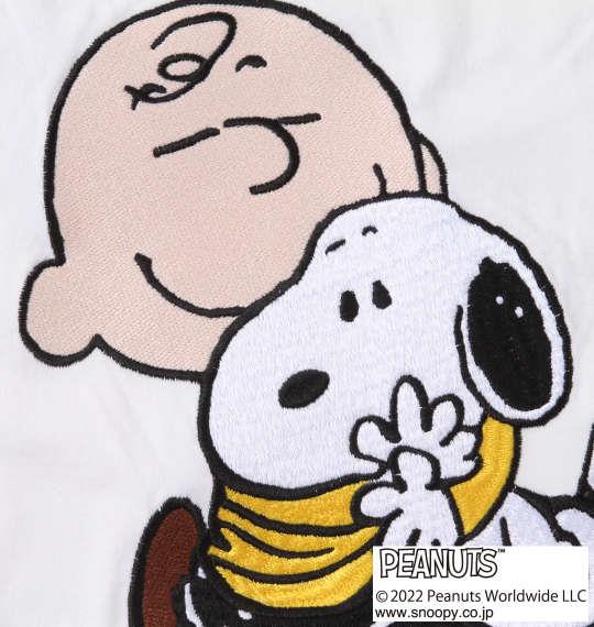 【キャラ】大きいサイズ メンズ FLAGSTAFF × PEANUTS スヌーピーコラボ 半袖 Tシャツ ホワイト 1278-2531-1 3L 4L 5L 6L