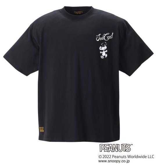 【キャラ】大きいサイズ メンズ FLAGSTAFF × PEANUTS スヌーピーコラボ 半袖 Tシャツ ブラック 1278-2531-2 3L 4L 5L 6L