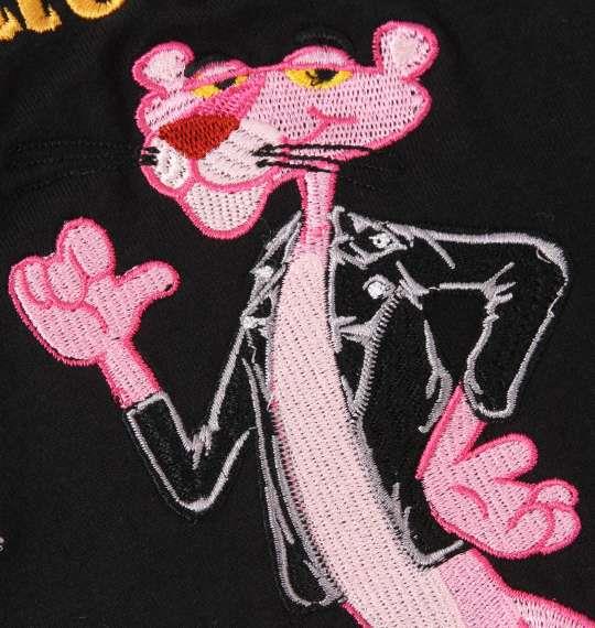 【キャラ】大きいサイズ メンズ PINK PANTHER × FLAGSTAFF ピンクパンサー 半袖 Tシャツ ブラック 1278-2533-1 3L 4L 5L 6L 8L