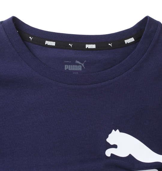 大きいサイズ メンズ PUMA エッセンシャルロゴ 半袖 Tシャツ ピーコート 1278-2210-1 2XL 3XL 4XL
