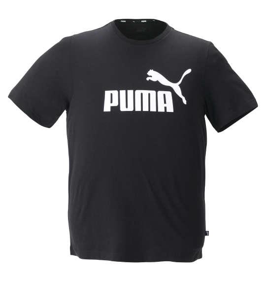 大きいサイズ メンズ PUMA エッセンシャルロゴ 半袖 Tシャツ プーマブラック 1278-2210-2 2XL 3XL 4XL