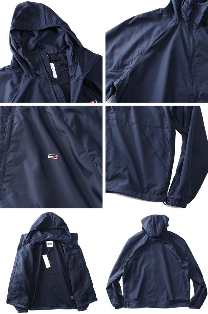 大きいサイズ メンズ TOMMY JEANS トミージーンズ パッカブル ナイロン ジャケット ウインドブレーカー PACKABLE WINDBREAKER USA直輸入 dm0dm10961